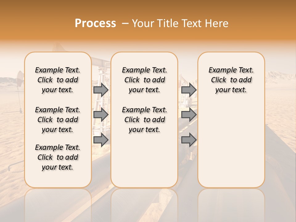 Desert Petrol Render PowerPoint Template