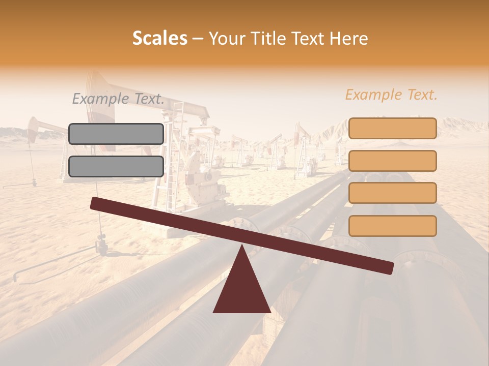 Desert Petrol Render PowerPoint Template
