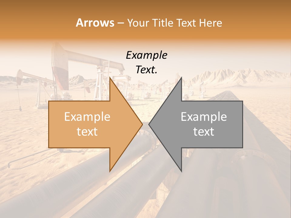 Desert Petrol Render PowerPoint Template
