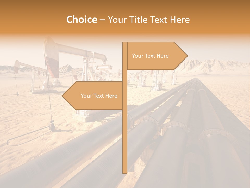 Desert Petrol Render PowerPoint Template