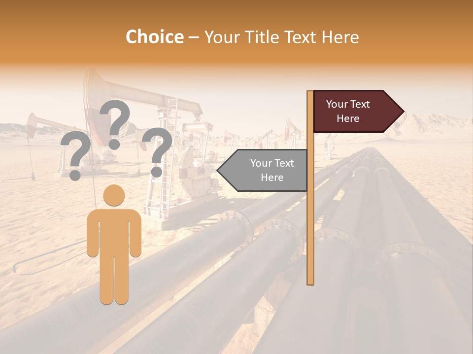 Desert Petrol Render PowerPoint Template