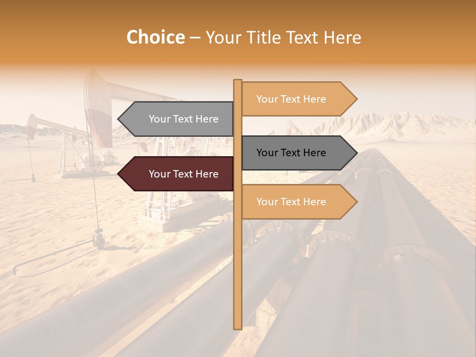 Desert Petrol Render PowerPoint Template