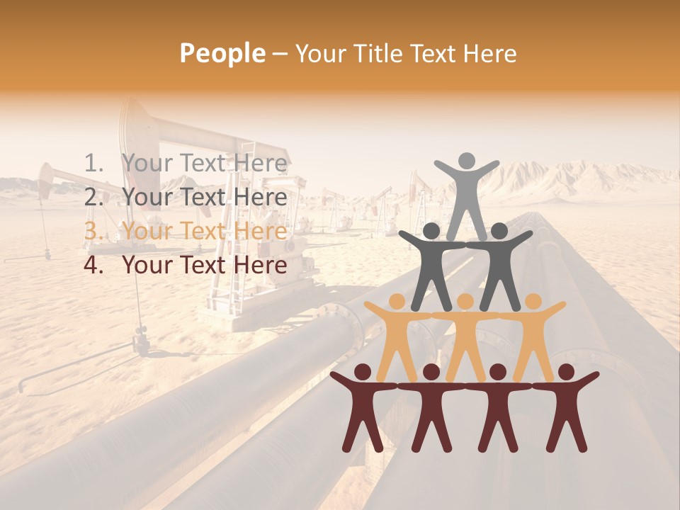 Desert Petrol Render PowerPoint Template