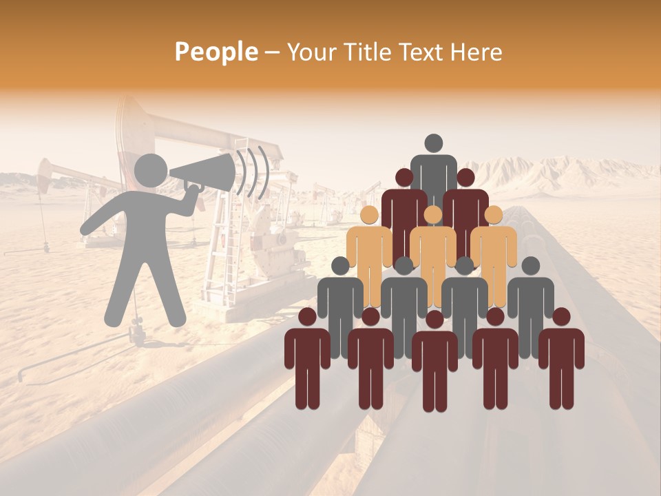 Desert Petrol Render PowerPoint Template