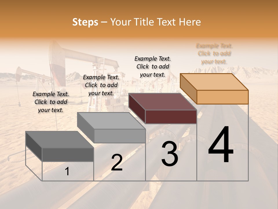Desert Petrol Render PowerPoint Template