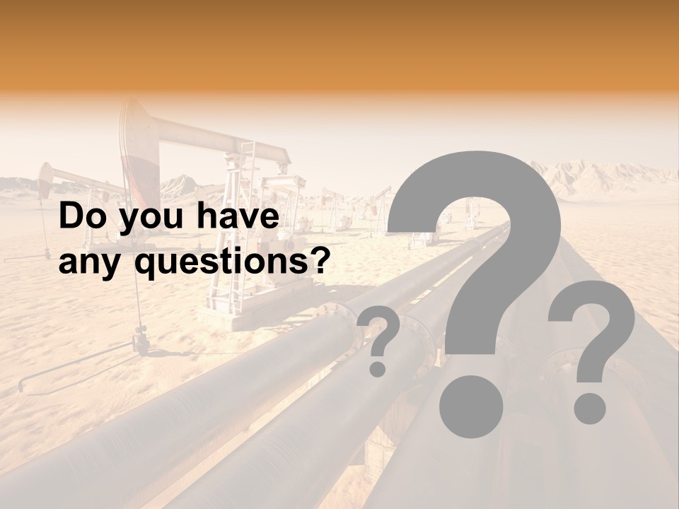 Desert Petrol Render PowerPoint Template