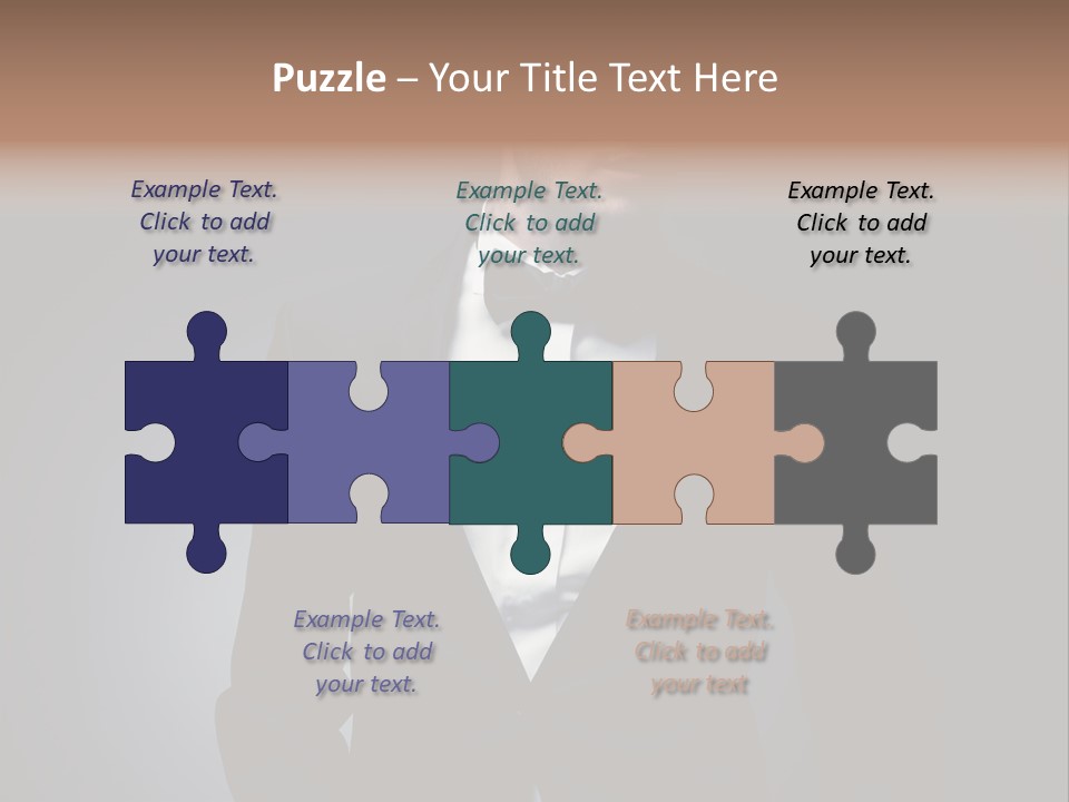 Adult Posing Fashion PowerPoint Template