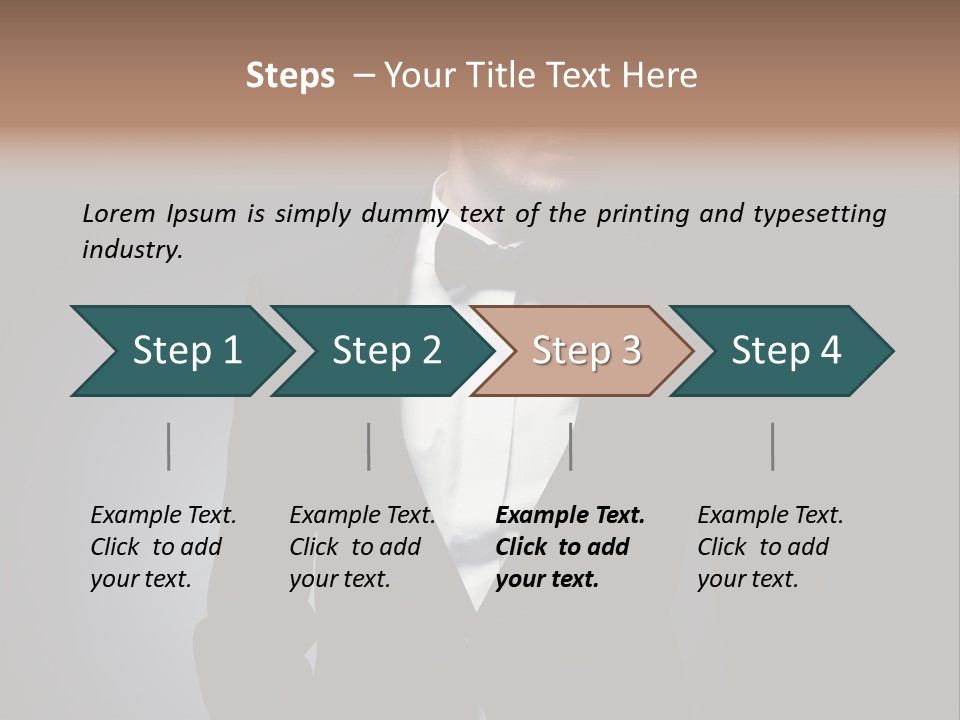 Adult Posing Fashion PowerPoint Template
