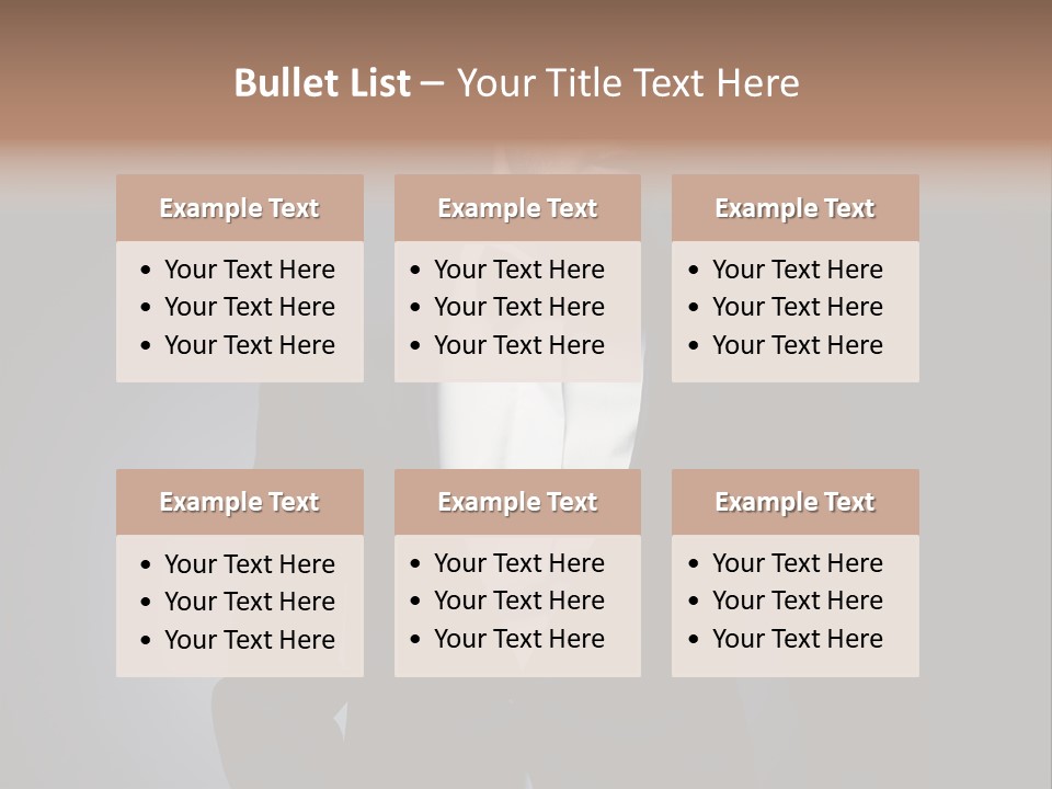 Adult Posing Fashion PowerPoint Template