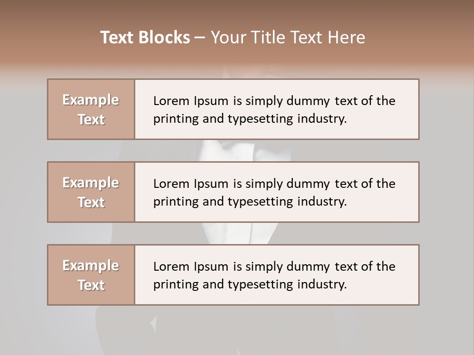 Adult Posing Fashion PowerPoint Template