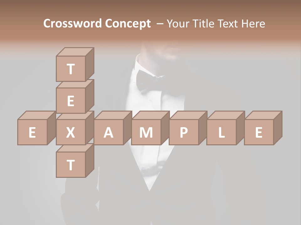 Adult Posing Fashion PowerPoint Template