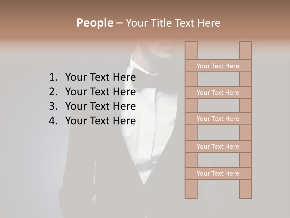 Adult Posing Fashion PowerPoint Template