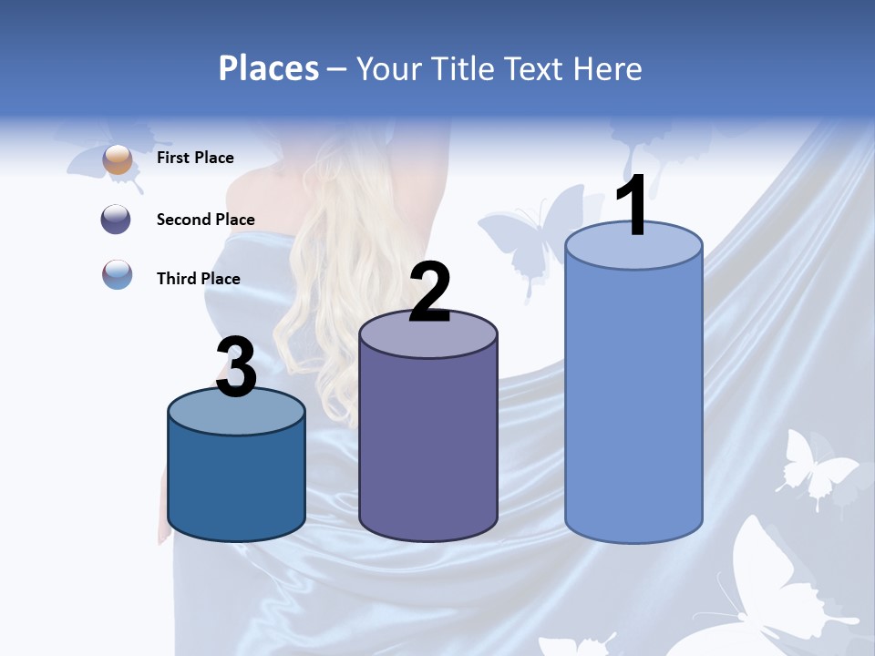 Hair Long Woman PowerPoint Template