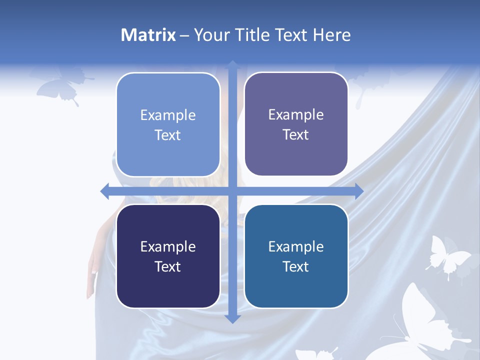 Hair Long Woman PowerPoint Template