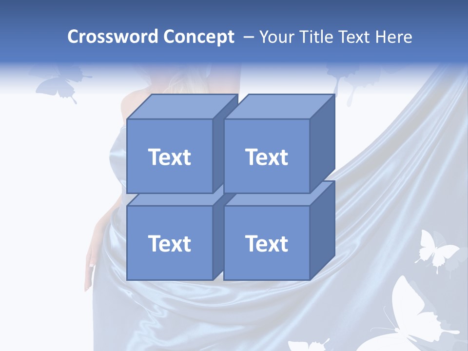 Hair Long Woman PowerPoint Template