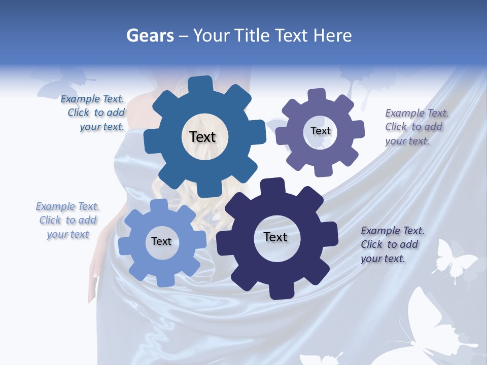 Hair Long Woman PowerPoint Template