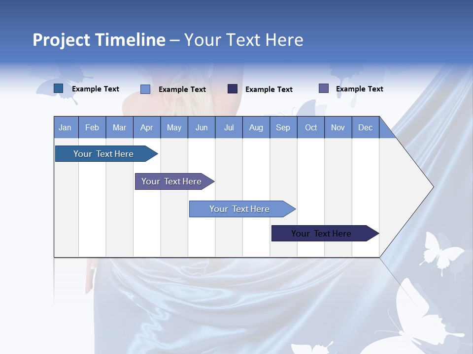 Hair Long Woman PowerPoint Template