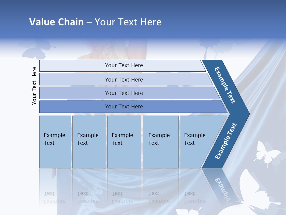 Hair Long Woman PowerPoint Template