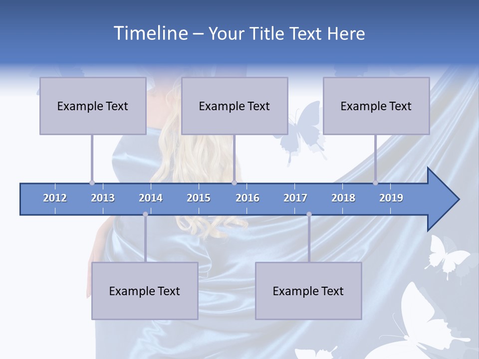Hair Long Woman PowerPoint Template