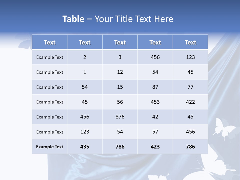 Hair Long Woman PowerPoint Template