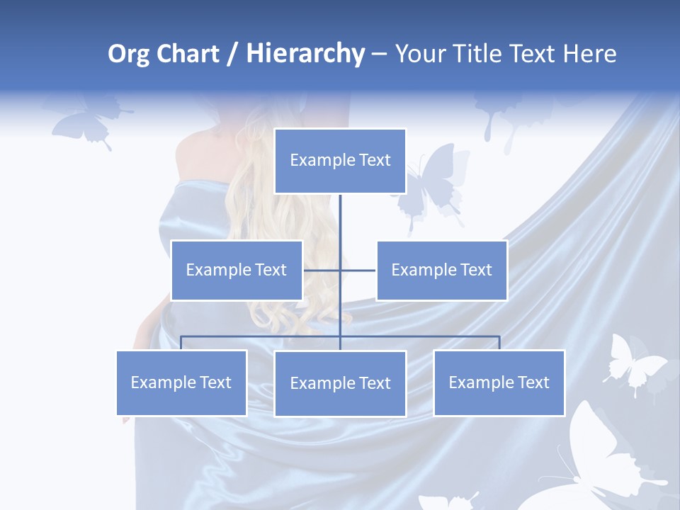 Hair Long Woman PowerPoint Template