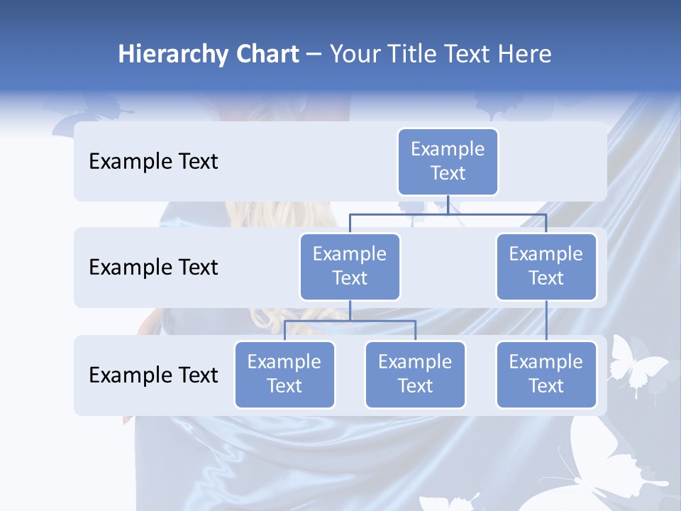 Hair Long Woman PowerPoint Template