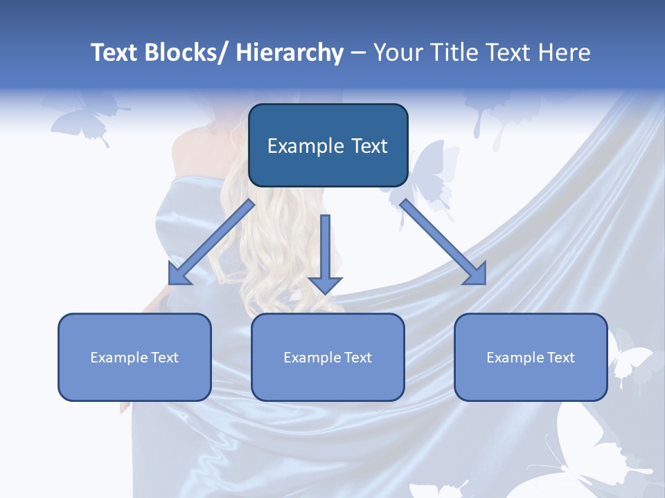 Hair Long Woman PowerPoint Template