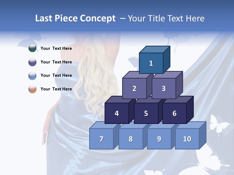 Hair Long Woman PowerPoint Template