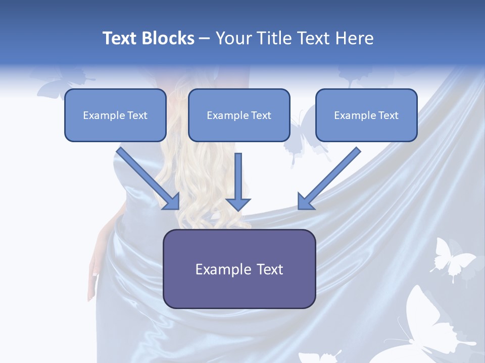 Hair Long Woman PowerPoint Template