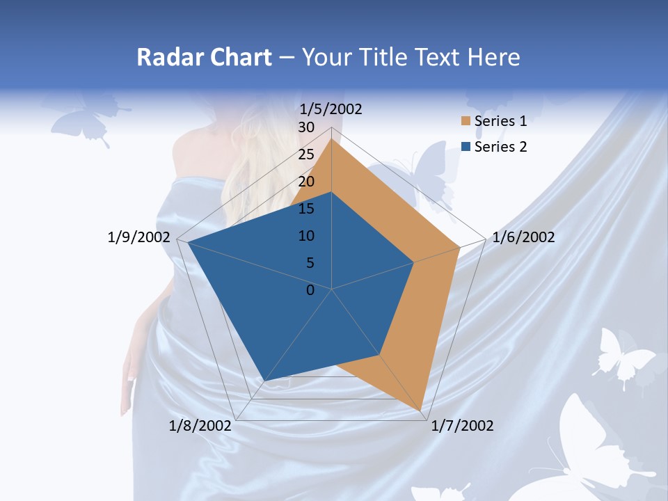 Hair Long Woman PowerPoint Template