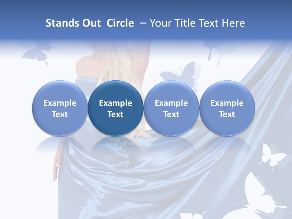 Hair Long Woman PowerPoint Template