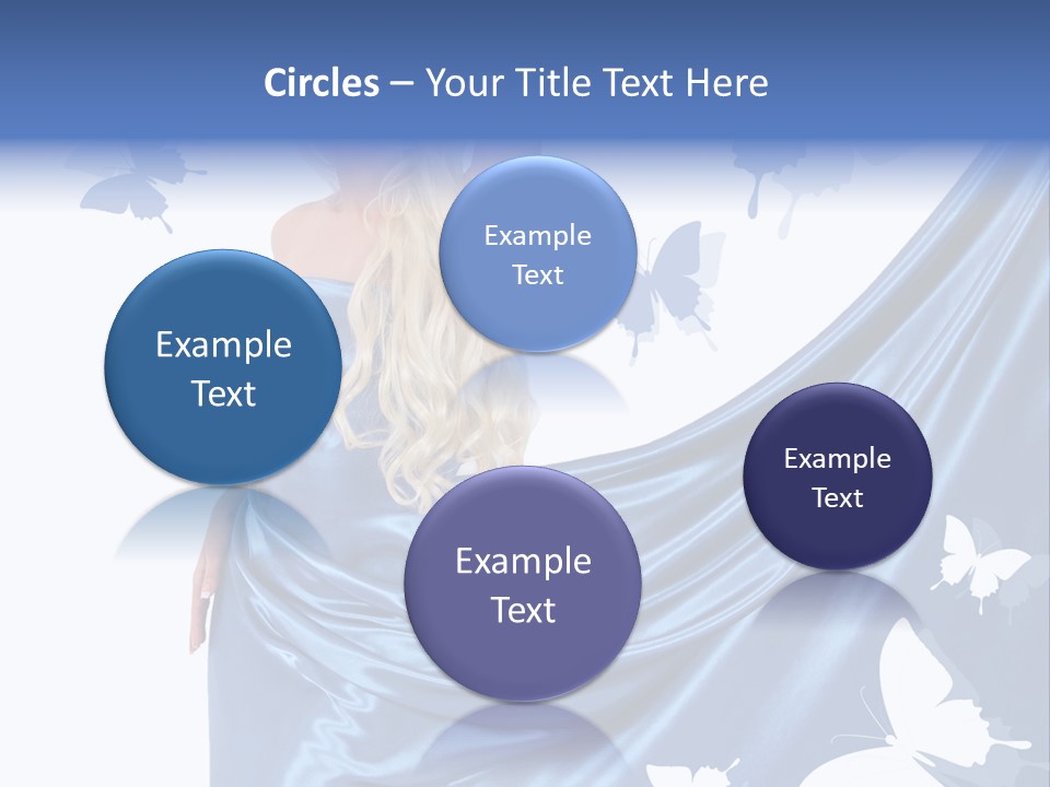 Hair Long Woman PowerPoint Template