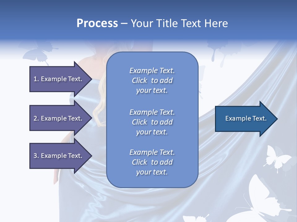 Hair Long Woman PowerPoint Template