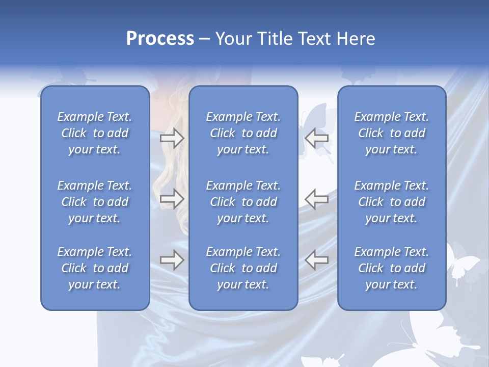 Hair Long Woman PowerPoint Template