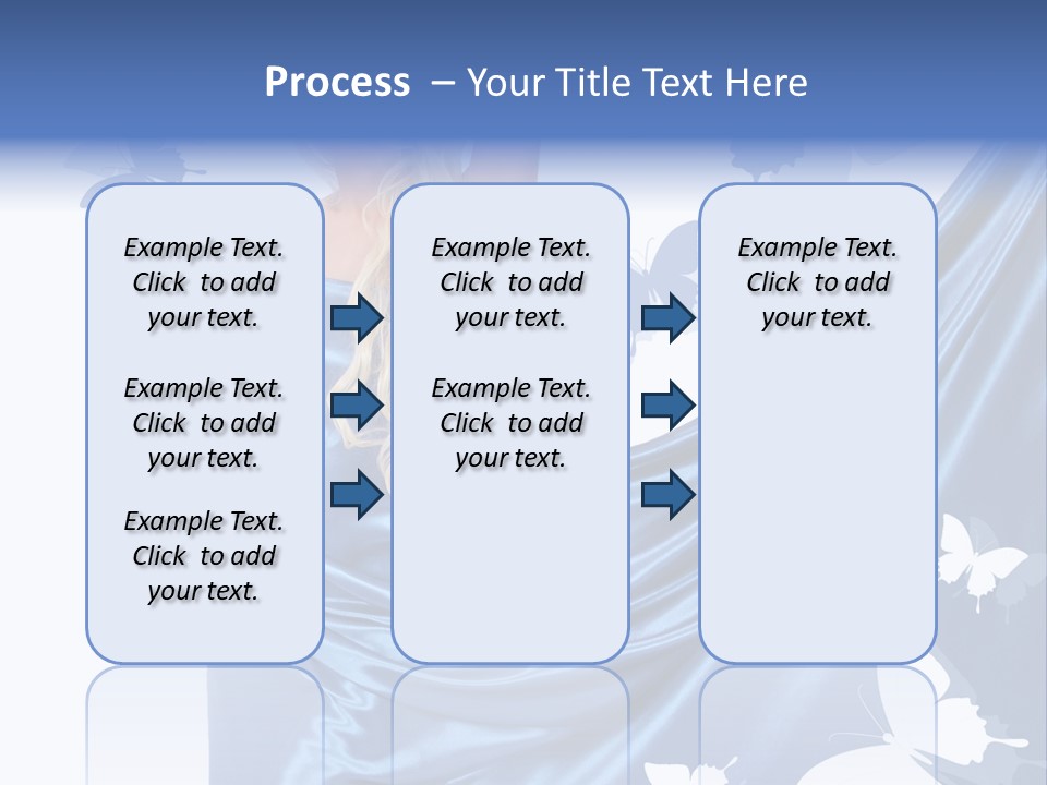 Hair Long Woman PowerPoint Template