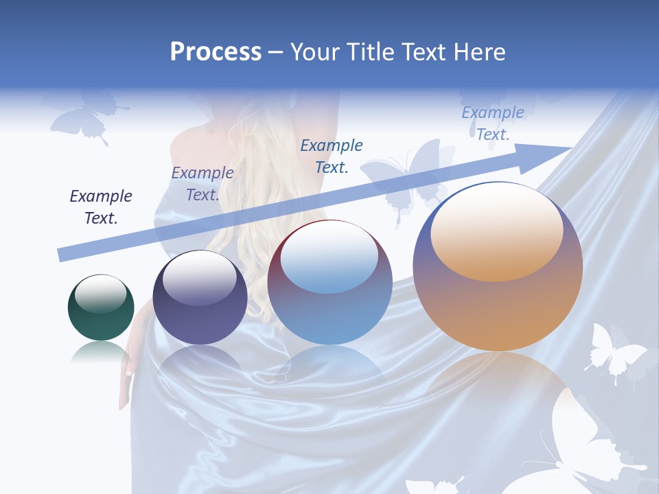 Hair Long Woman PowerPoint Template