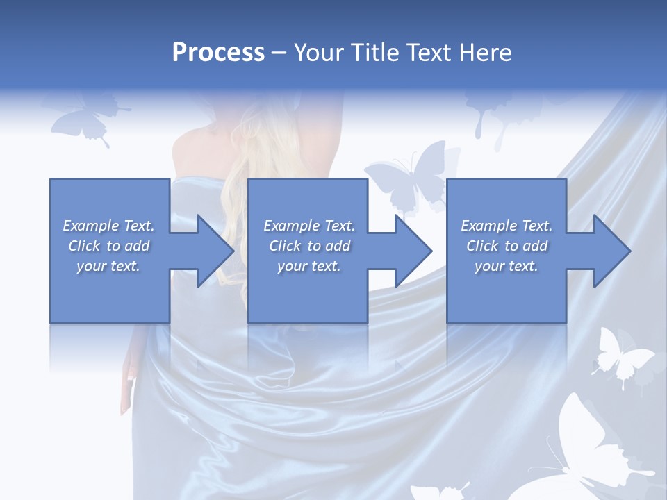 Hair Long Woman PowerPoint Template