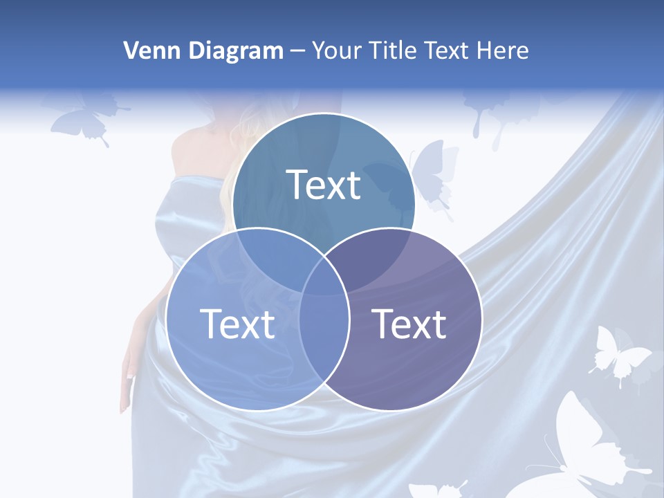 Hair Long Woman PowerPoint Template