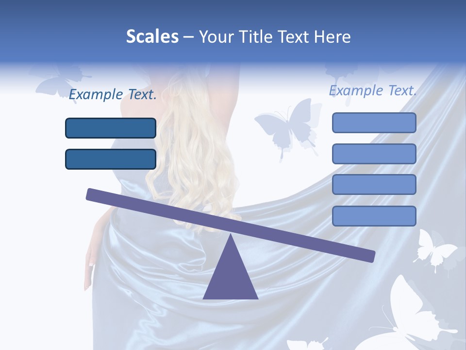 Hair Long Woman PowerPoint Template