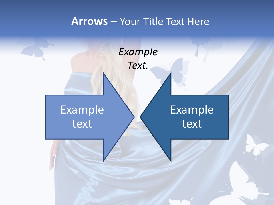 Hair Long Woman PowerPoint Template