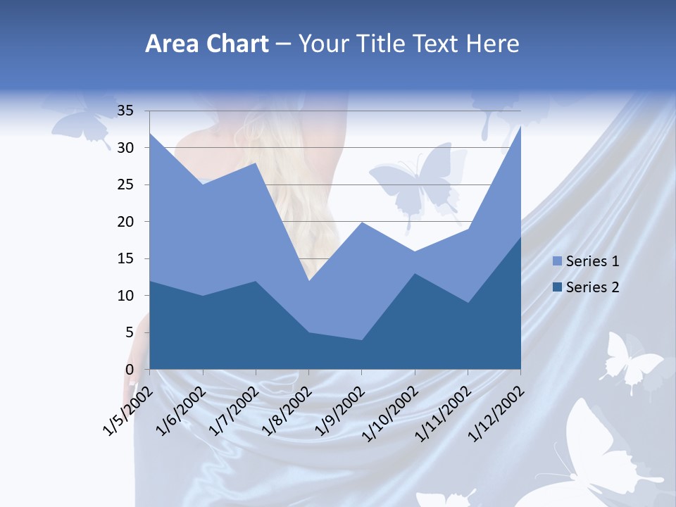 Hair Long Woman PowerPoint Template