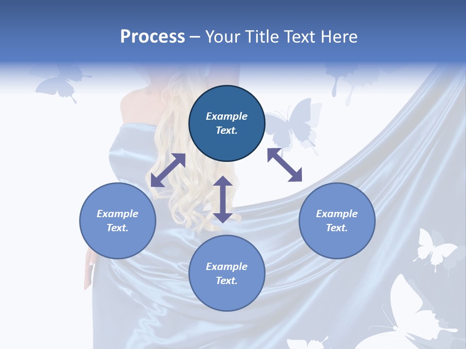 Hair Long Woman PowerPoint Template