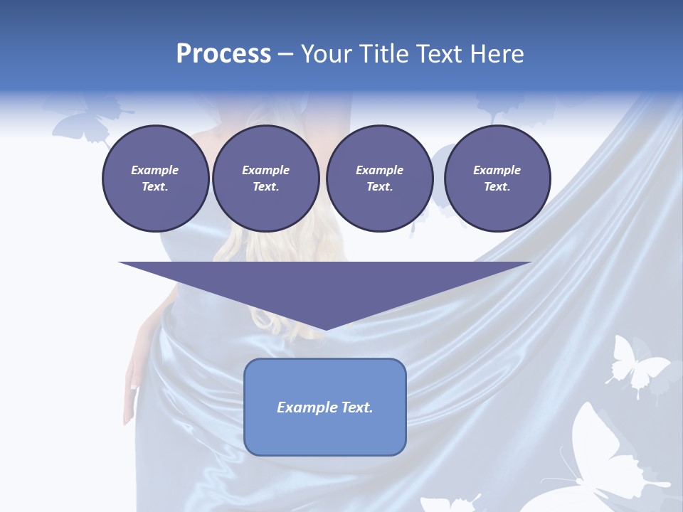 Hair Long Woman PowerPoint Template