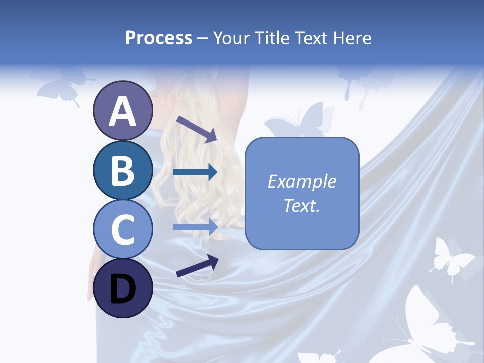 Hair Long Woman PowerPoint Template