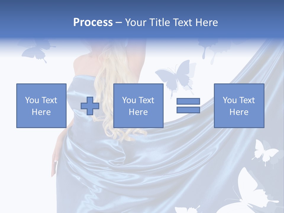 Hair Long Woman PowerPoint Template