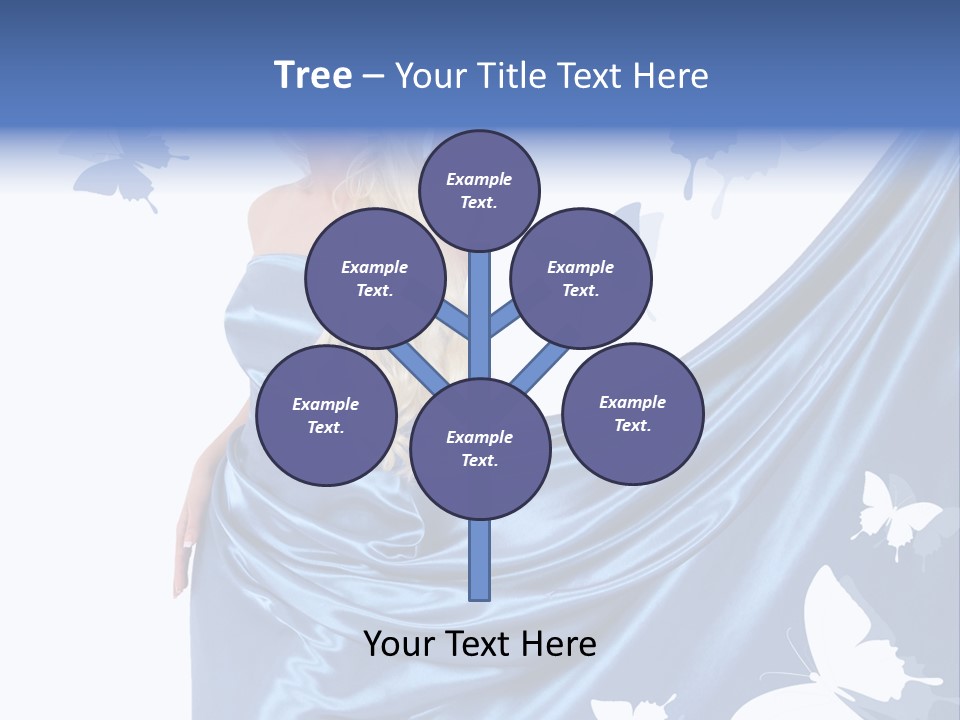 Hair Long Woman PowerPoint Template