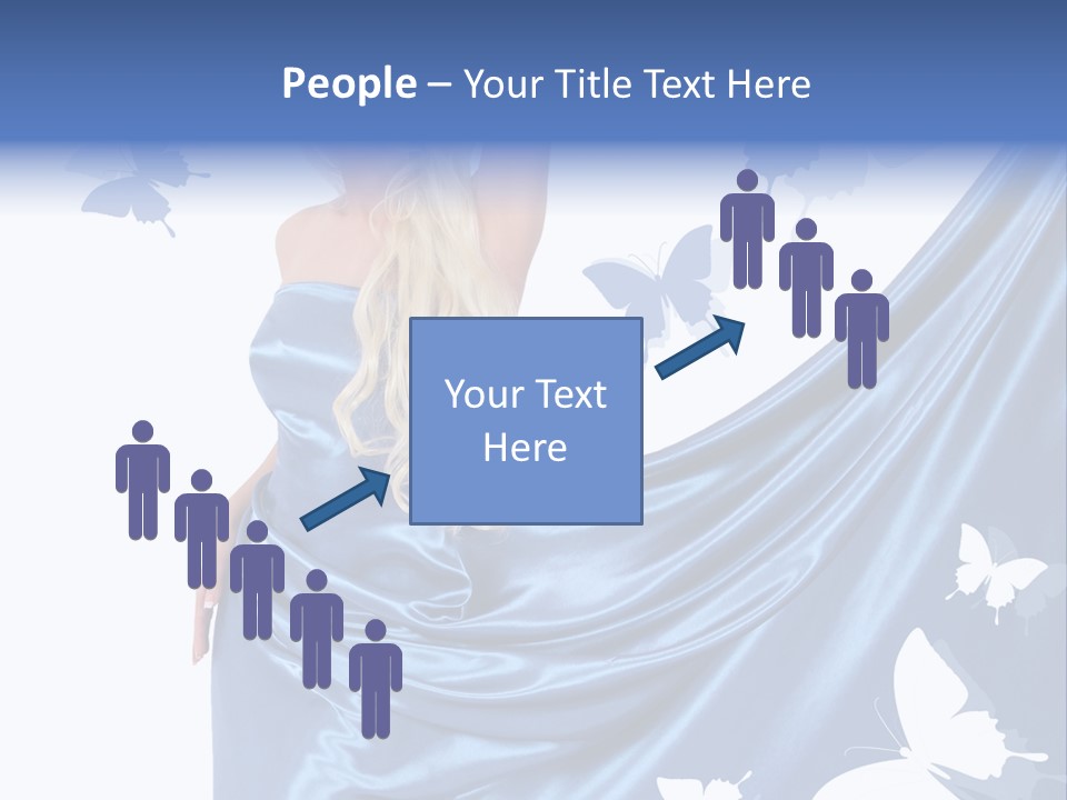 Hair Long Woman PowerPoint Template