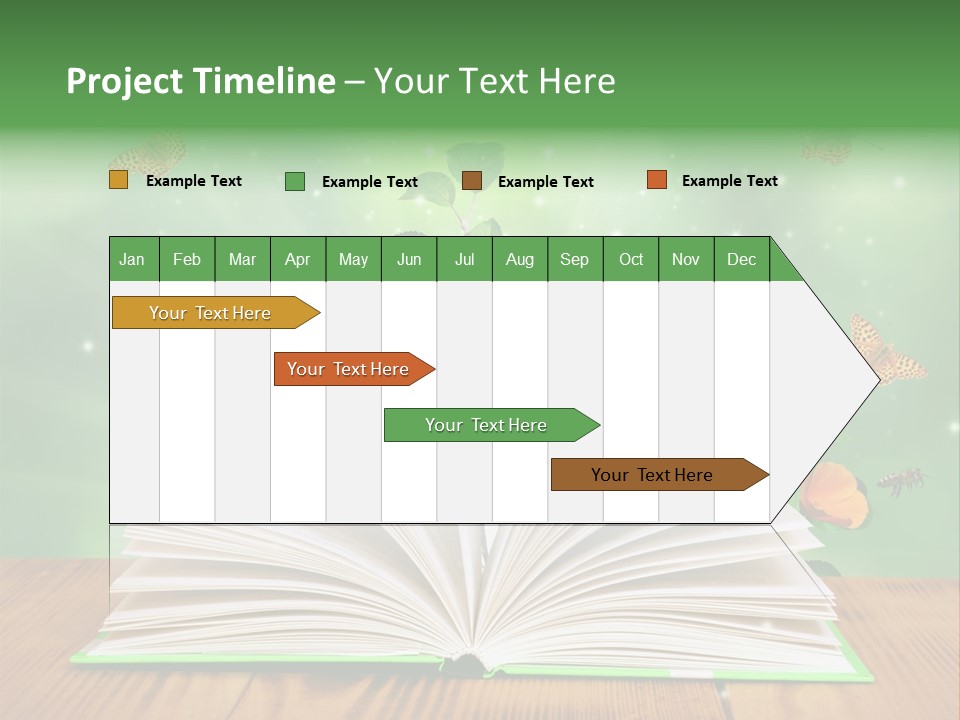 Studying Flower Space PowerPoint Template