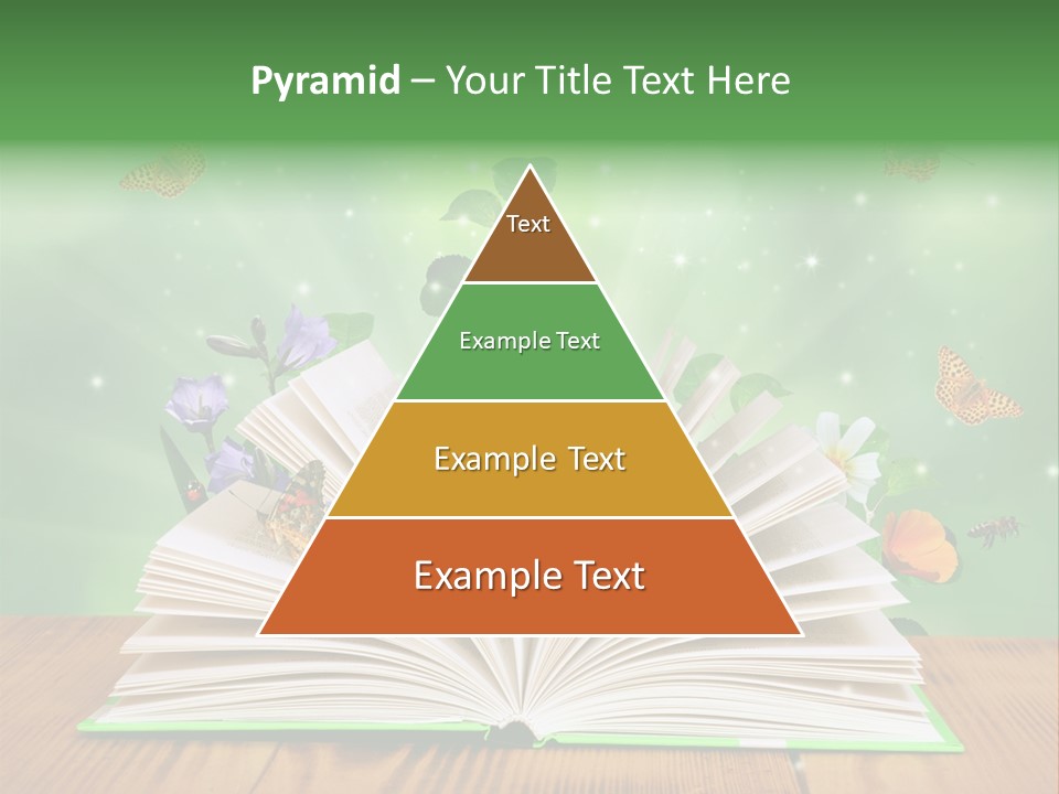 Studying Flower Space PowerPoint Template