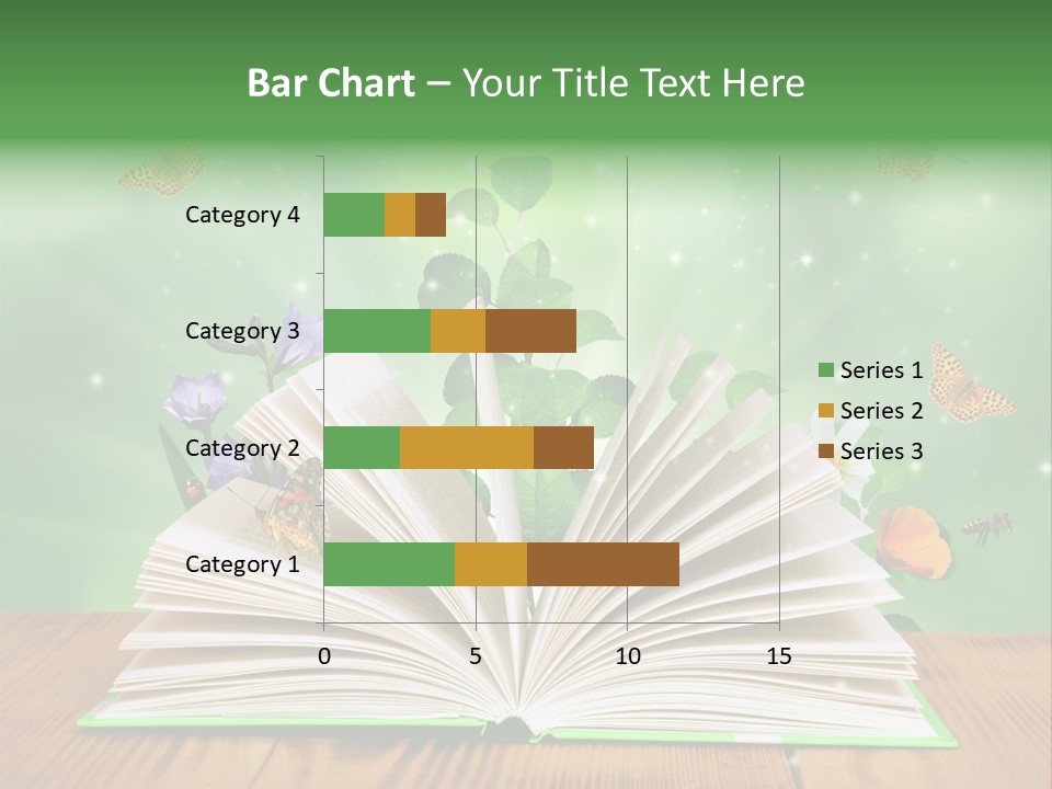 Studying Flower Space PowerPoint Template